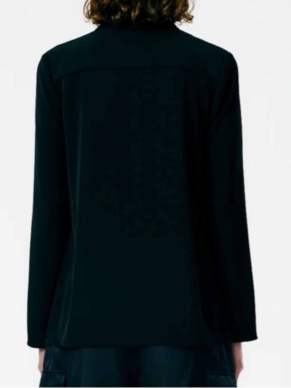 Tibi Soft Drape Slim Shirt - Picture 3 of 6